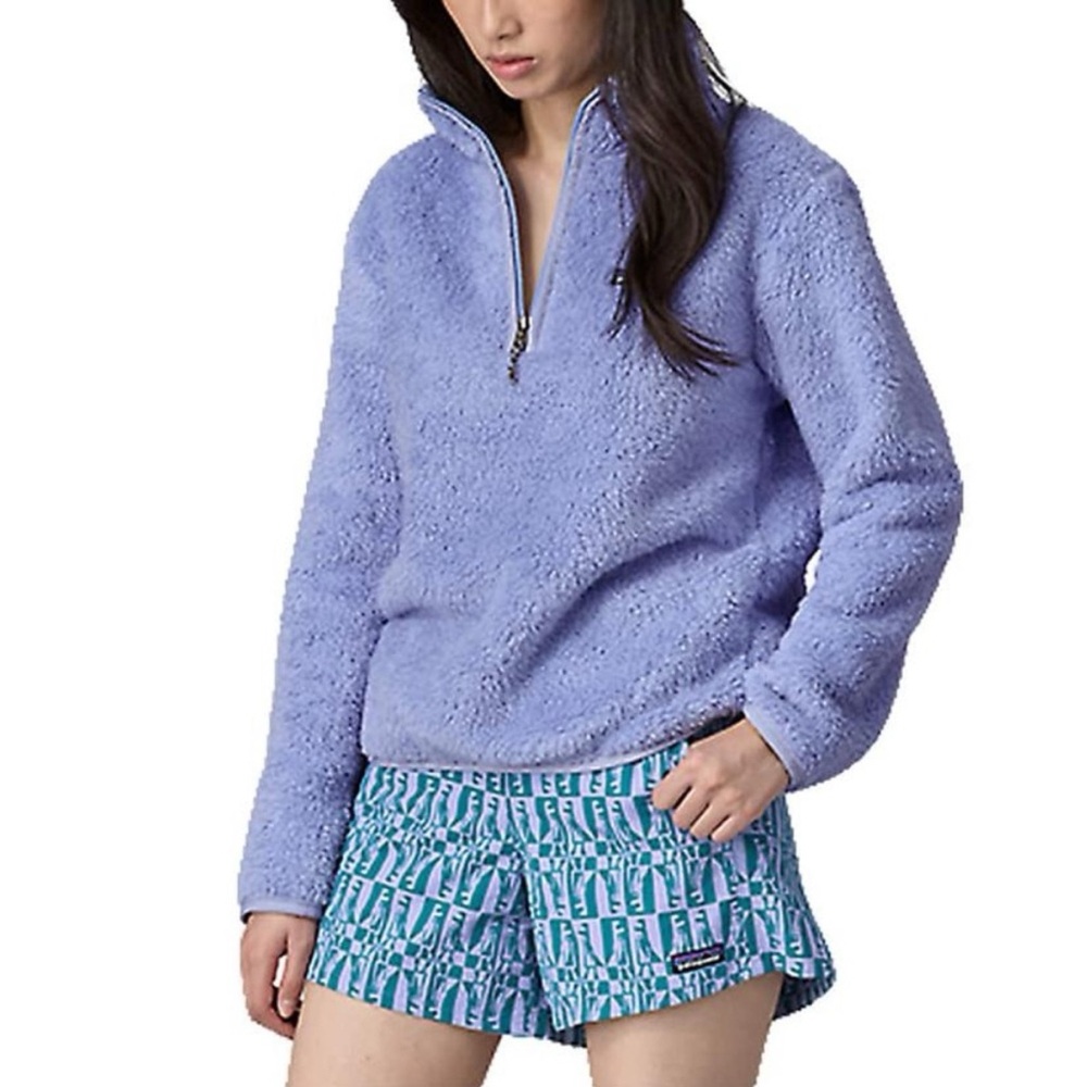 🩵 Patagonia Los Gatos 1/4 Zip Cozy Periwinkle Blue Fleece Pullover 🩵 - Picture 3 of 13